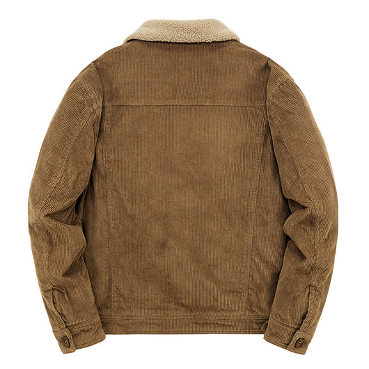 Abrigo Acolchado de Algodón con Forro Polar para Hombre - Image 3