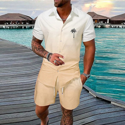 Conjunto de Shorts Deportivos 3D con Degradado - 2 Piezas