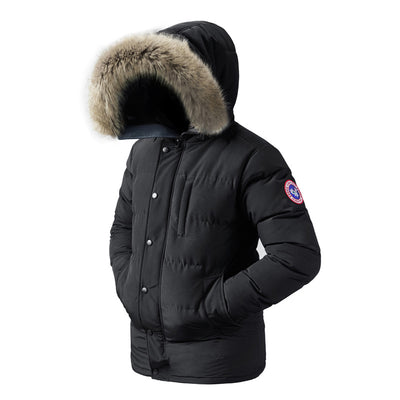 Abrigo Acolchado de Terciopelo Suave para Hombre - Calidez Extrema - Image 5