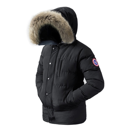 Abrigo Acolchado de Terciopelo Suave para Hombre - Calidez Extrema - Image 5