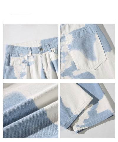 Pantalones Vaqueros Tie Dye Rectos para Niños - Image 14