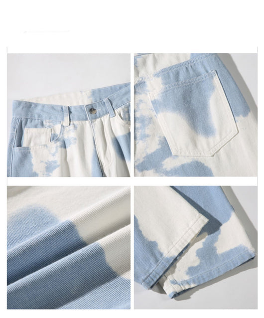 Pantalones Vaqueros Tie Dye Rectos para Niños - Image 14