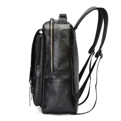 Mochila Ejecutiva PU de Gran Capacidad con Compartimento para Laptop - Image 4