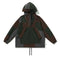 Chaqueta Hoodie de Montaña con Bloques de Color en Pana