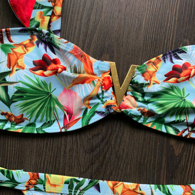 Bikini para Dama con Estampado Industrial y Espalda Descubierta - Image 8