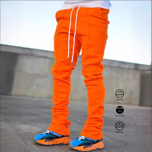 Pantalones de Campana Elásticos para Hombre - Estilo Deportivo y Casual para Todas las Estaciones - Image 2