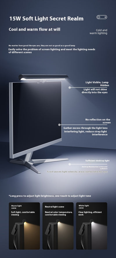 Lámpara LED de Escritorio para Monitor - Luz Protectora para los Ojos - Image 13