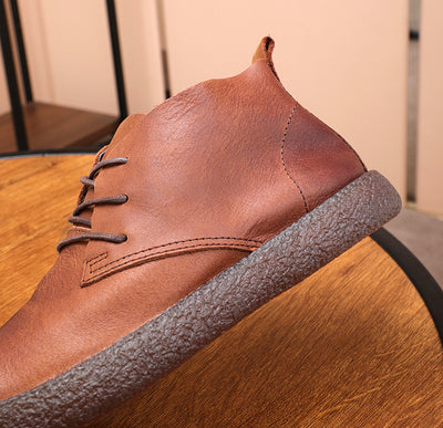 Botas Martin de Cuero Vintage Desgastado con Suela de Goma - Image 17