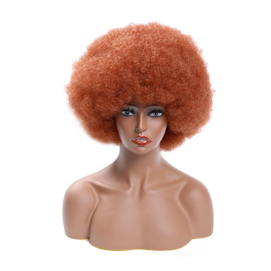 Peluca Rizada Voluminosa Efecto Explosivo - Cabello Corto Esponjoso - Image 2