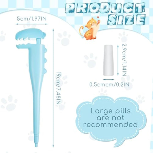 Dispensador de Píldoras para Mascotas - Kit 2 Jeringas Silicona Suave Gatos y Perros - Image 2