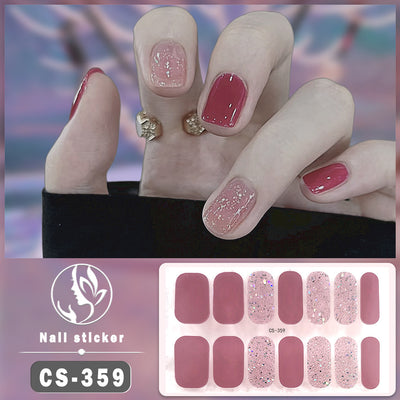 Uñas Postizas Impermeables de Color Sólido para Nail Art - Image 22