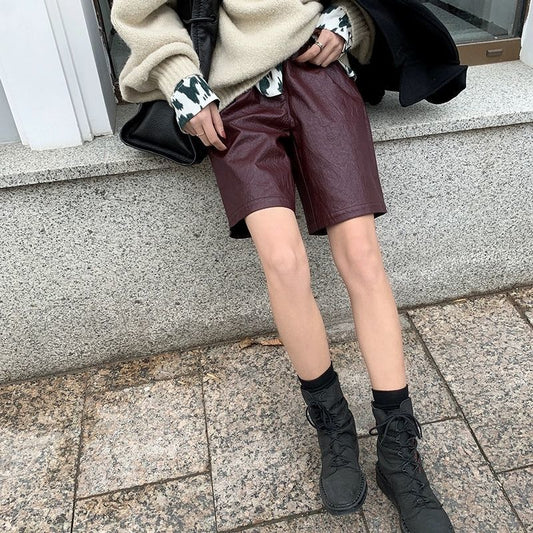 Pantalón Ancho Cintura Alta Retro Casual Suelto