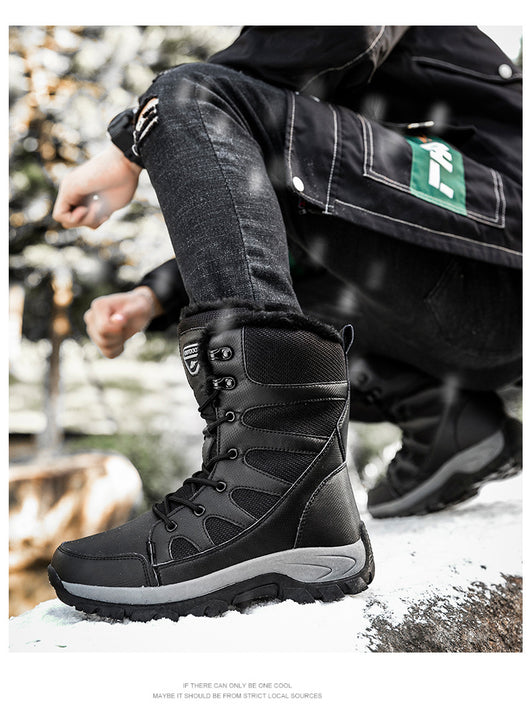 Botas Militares Invierno Plus de Terciopelo para Hombre - Cálidas y Resistentes - Image 12