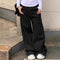 Pantalones Vaqueros Black Machete Retro Cintura Alta Recta para Mujer