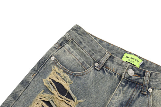 Pantalón de Trabajo Denim Recto con Bolsillos - Image 10
