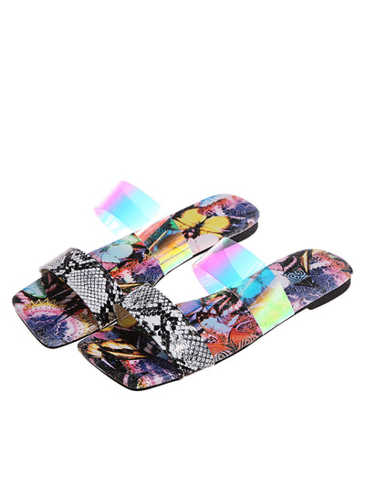 Sandalias Planas para Mujer con Diseño Serpentina y Flores - Image 30