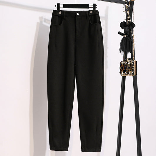 Pantalones de Lana Cintura Alta Sueltos y Reductores - Image 26