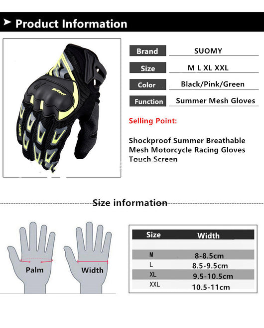 Guantes de Protección Integral Anti-caídas para Ciclismo de Montaña - Image 3
