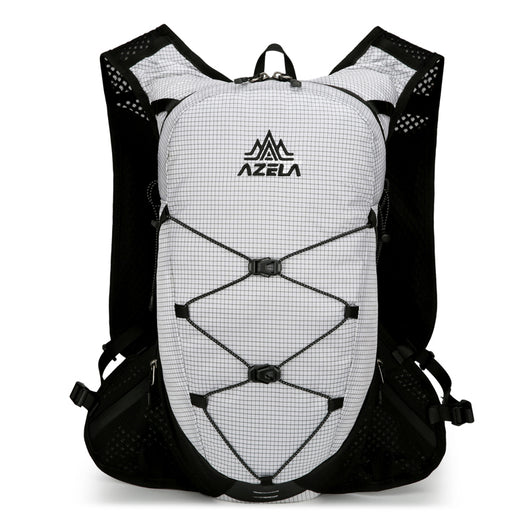 Mochila de Senderismo AZELA con Patrón Grid, Ligera y Transpirable para Trail Running y Camping - Image 4