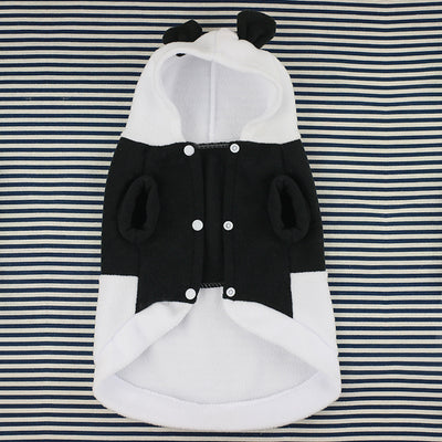 Abrigo para Perro Panda Blanco y Negro - Ropa de Otoño e Invierno - Image 11