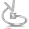 26 Letter English Rings Jewelry Dorado V Opening adjustable