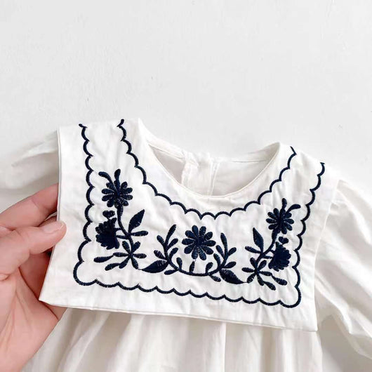Enterizo Bebé Estilo Marinero con Cuello Bordado - Image 11