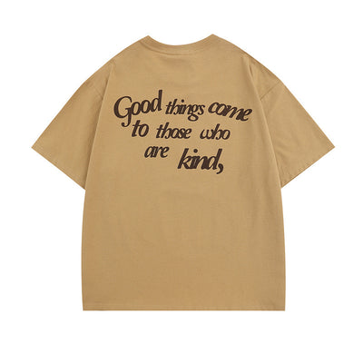 Camiseta Vintage con Estampado de Letras para Hombre y Mujer - Image 6