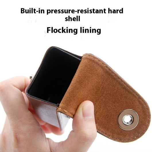 Estuche de Cuero para Hombre - Portátil y Elegante - Image 16
