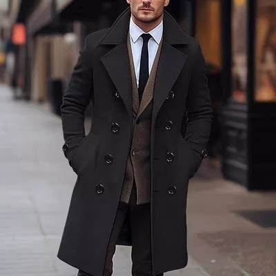 Abrigo Trinchera Clásico para Hombre - Image 12