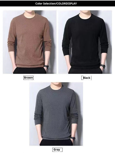 Suéter Cuello Redondo Hombre Doble Cara Polar Manga Larga - Image 11