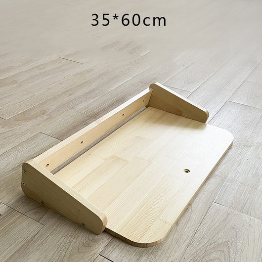 Árbol Rascador de Madera Maciza para Gatos con Bandeja y Estantes - Image 28