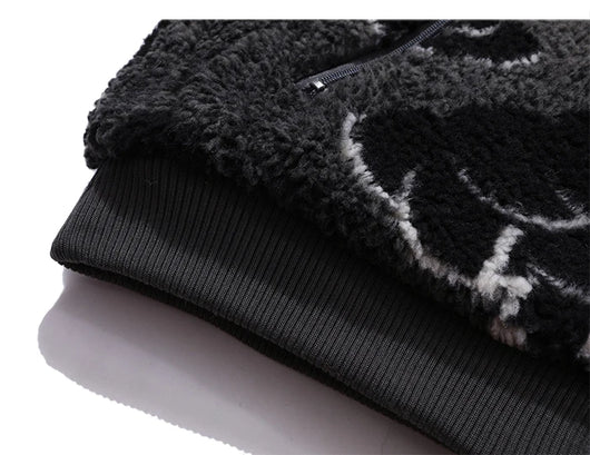 Abrigo de Invierno MADE EXTREME Retro Oversize con Forro de Borrego para Hombre - Image 15