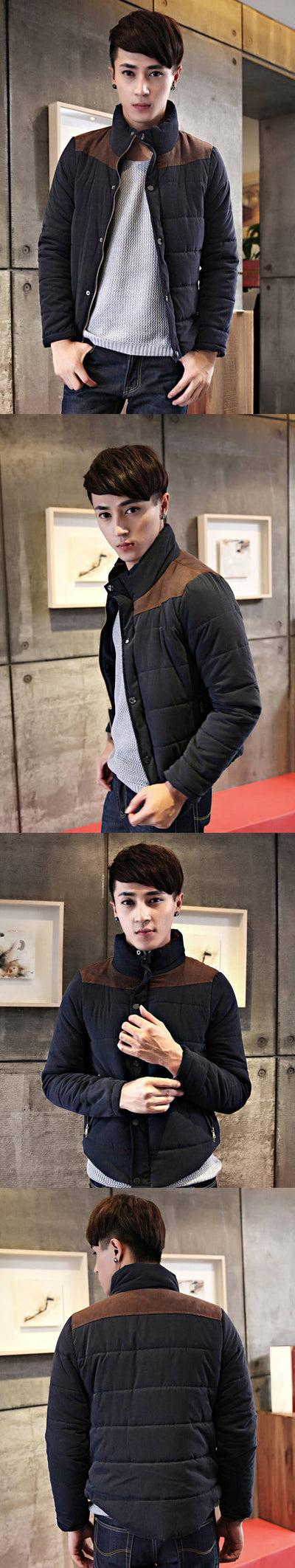 Parka Casual para Hombre: Abrigo Térmico y Cortavientos - Image 7