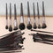 Set Profesional de Brochas para Sombras y Correctores con Cerdas Naturales