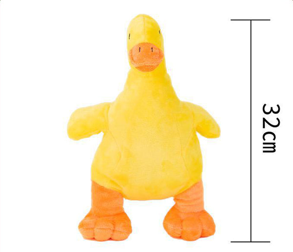 Juguete para Perros Pato Sonoro de Peluche - Resistente y Entretenido