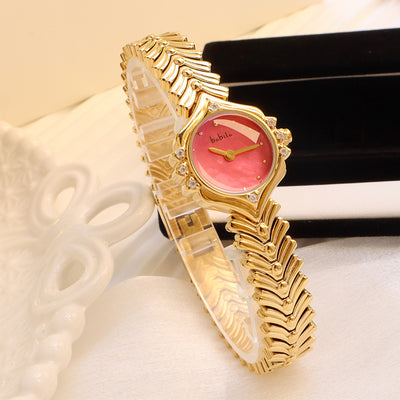 Reloj de Cuarzo para Mujer con Cadena de Bambú - Image 8