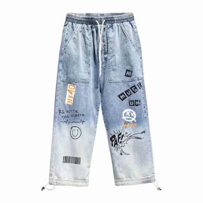 Pantalones Harem Elásticos Talla Grande para Hombre con Stretch - Image 5