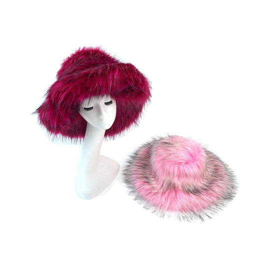 Gorro Punk de Piel de Mapache Grueso - Abrigo Ecológico para Otoño e Invierno - Image 6