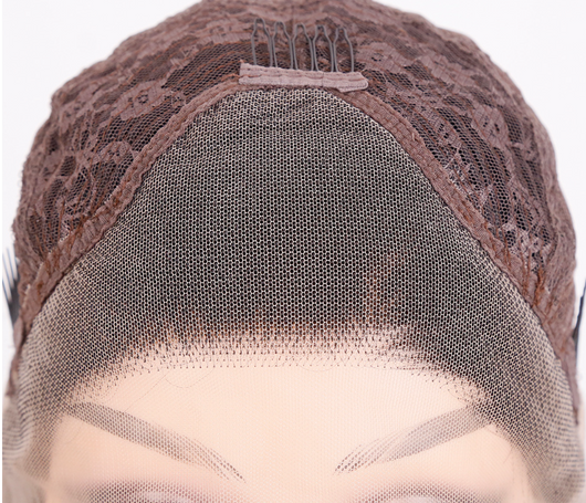 Peluca Frontal de Encaje Fibra Química Premium Estilo Europeo - Image 11
