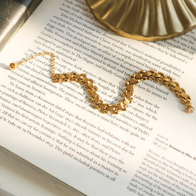 Pulsera Chapada en Oro 18K - Estilo Europeo y Americano - Image 9