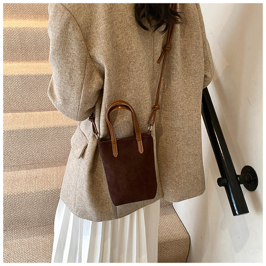 Bolsa Crossbody Retro Leopardo Otoño Invierno - Bandolera Ante Versátil para Teléfono - Image 25