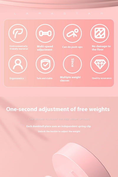 Mancuernas Ajustables para Mujer - Equipo de Fitness Modular para Casa - Image 20