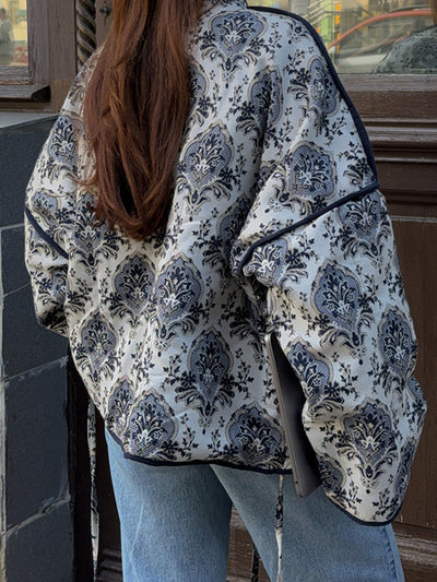 Chaqueta Estampada con Cordones para Mujer - Image 15
