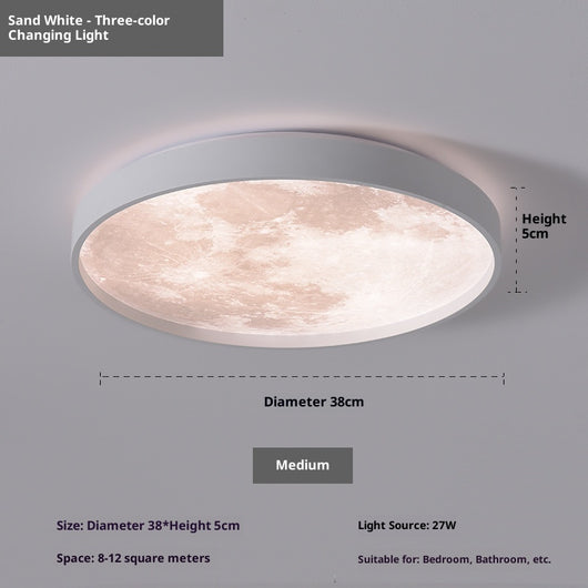 Lámpara de Techo Moderna Moon - Diseño Creativo para Dormitorio - Image 9