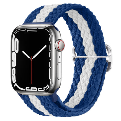 Correa Nylon Trenzada Ajustable para Apple Watch Series 7 - Image 34