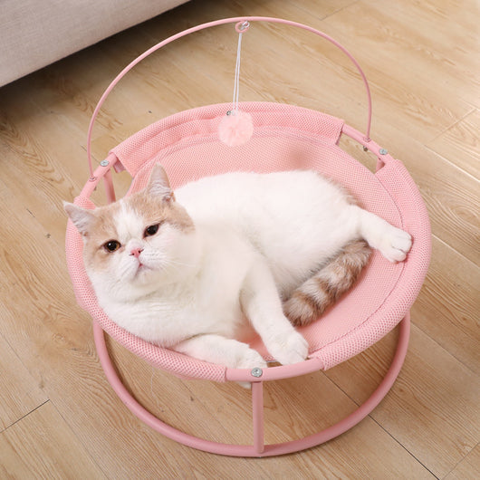 Tumbona Elevada de Madera para Gato - Image 18