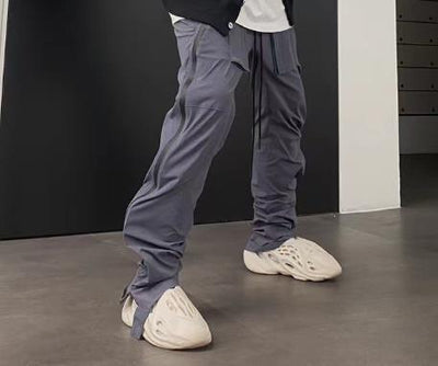 Pantalón Oversize con Cierre Lateral y Cordón Ajustable - Estilo Street Wear - Image 13
