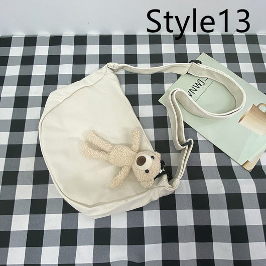 Bolsa Mensajero de Lona para Hombre - Bolso de Hombro Ligero y Versátil - Image 14