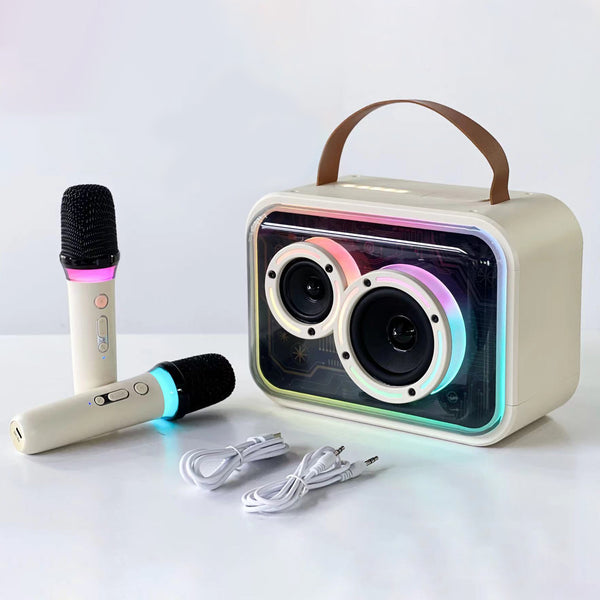 Parlante Portátil Karaoke Bluetooth con RGB y Sonido Estéreo - Image 6
