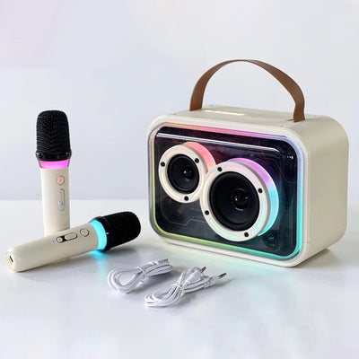 Parlante Portátil Karaoke Bluetooth con RGB y Sonido Estéreo - Image 6